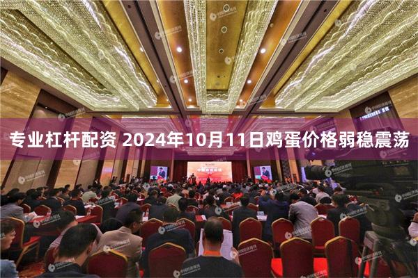 专业杠杆配资 2024年10月11日鸡蛋价格弱稳震荡