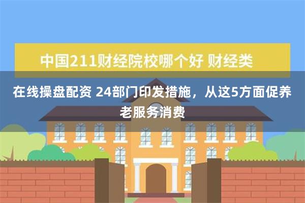 在线操盘配资 24部门印发措施，从这5方面促养老服务消费